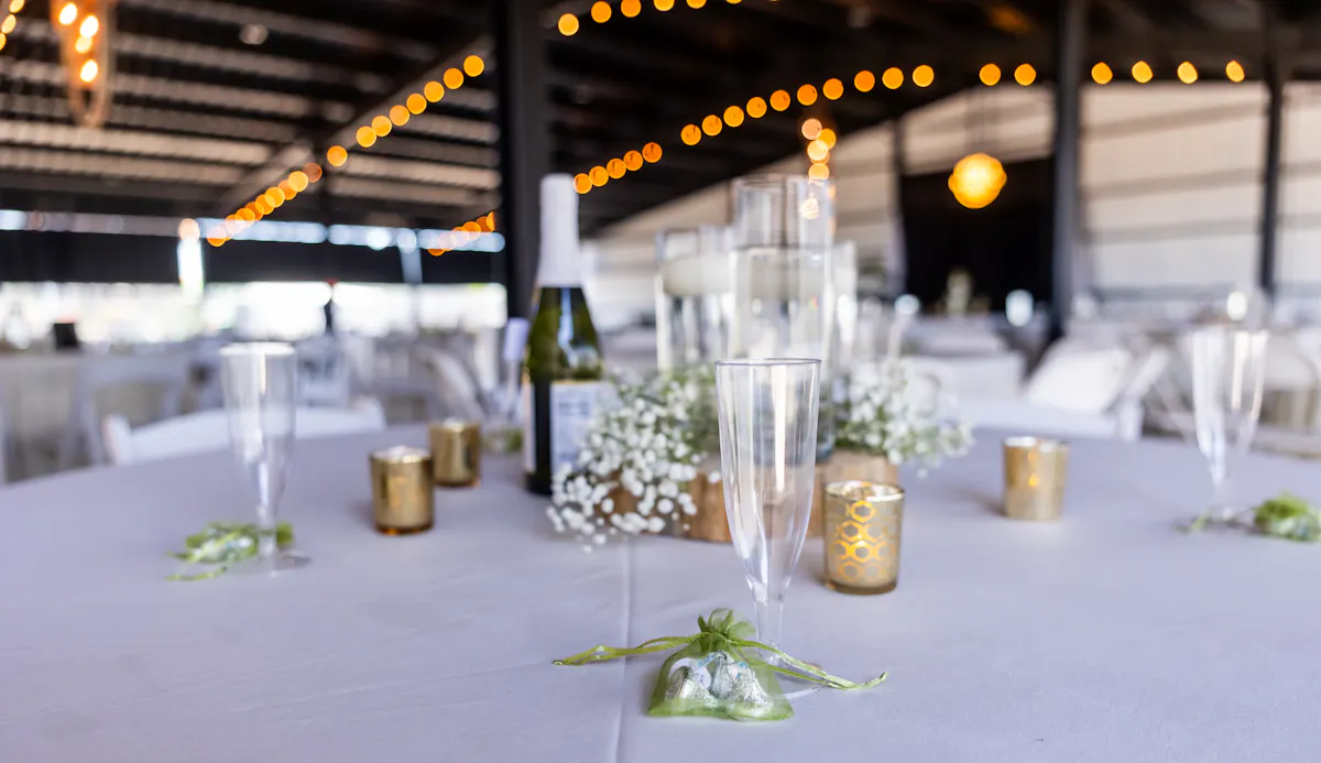 Table de mariage dressée par Saveurs du 44